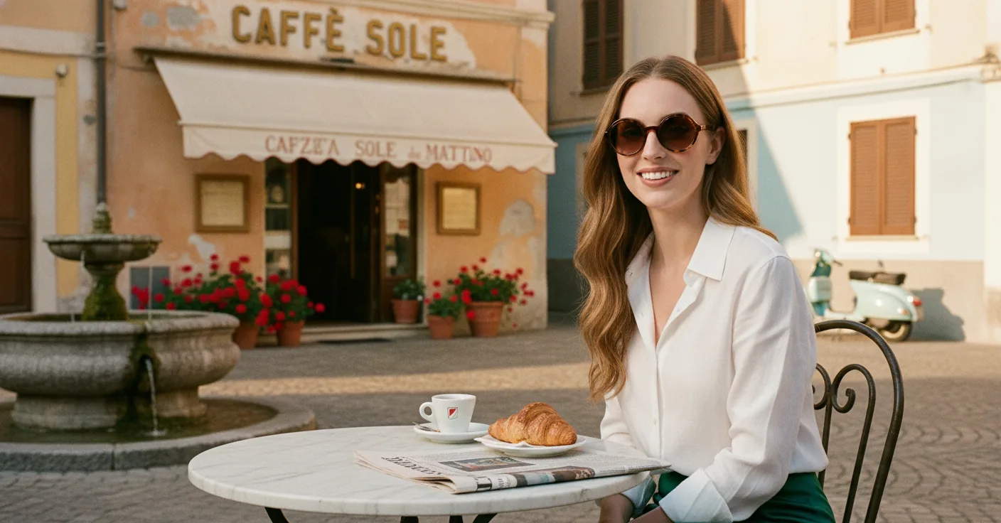 Scene 6 — Caffè Terrace Morning