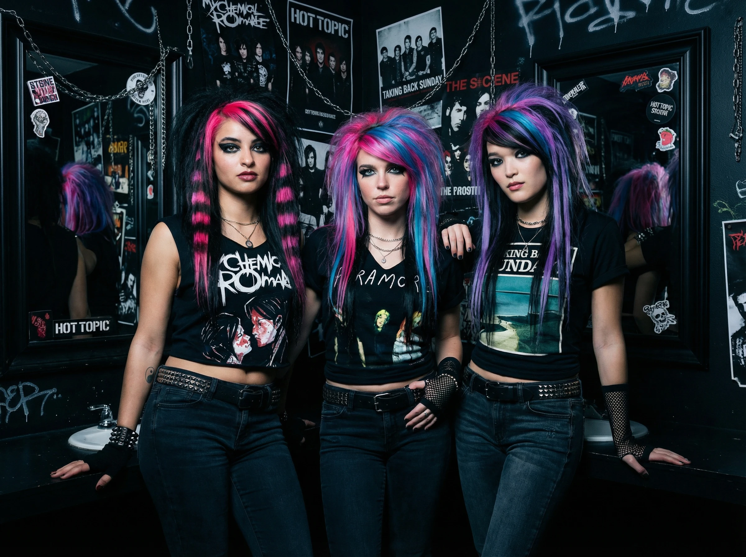 Scene Kid 2000s — Emo & Scene Subculture Portrait Pack AI photo booth theme