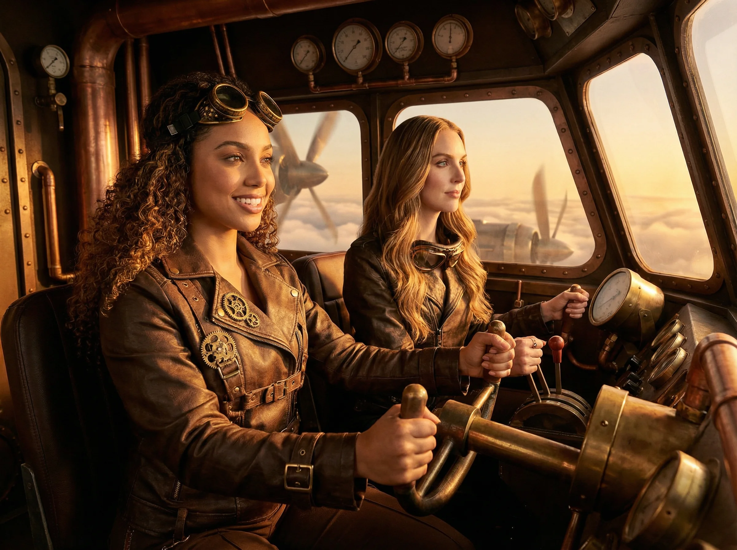 Scene 2 — Airship Deck (All Ages)