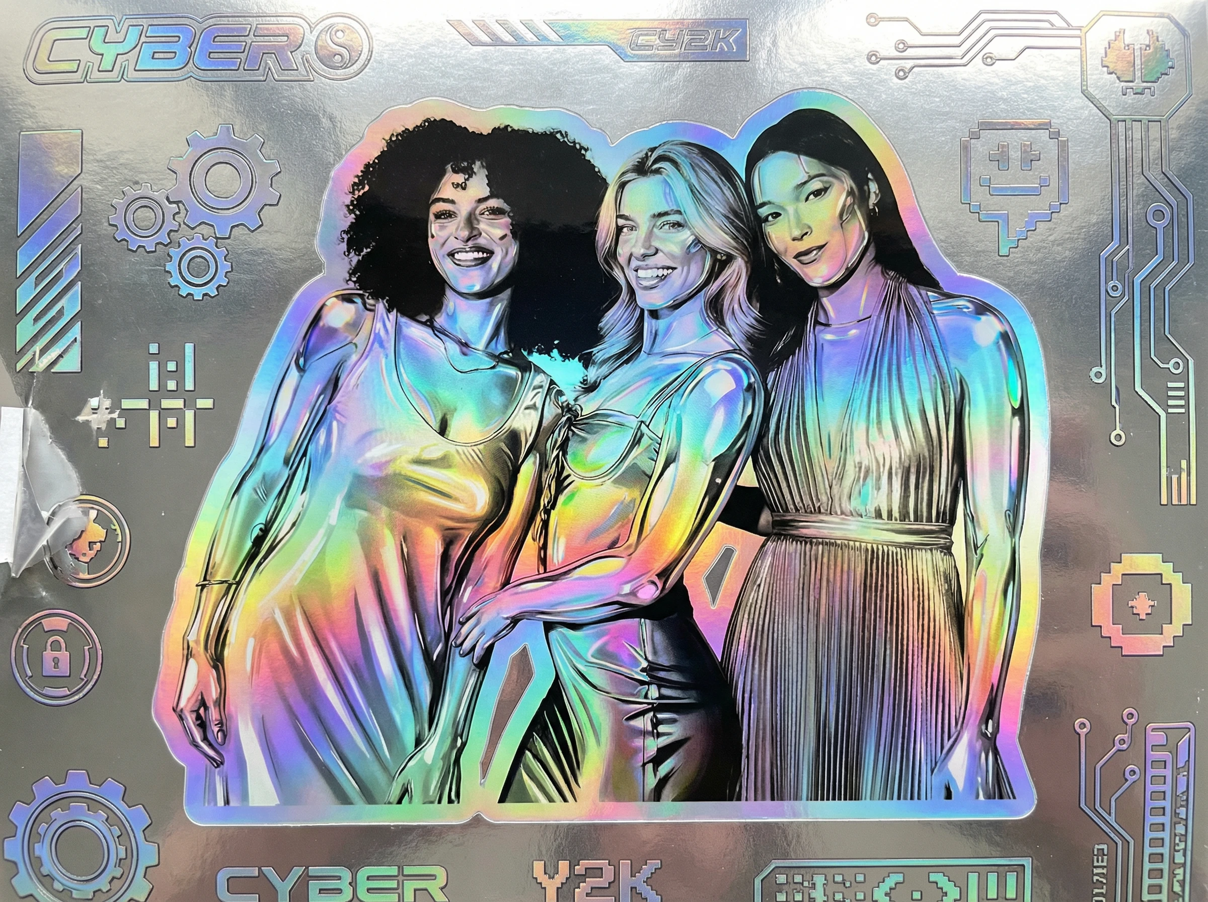 SCENE 4 — Y2K Chrome Sheet