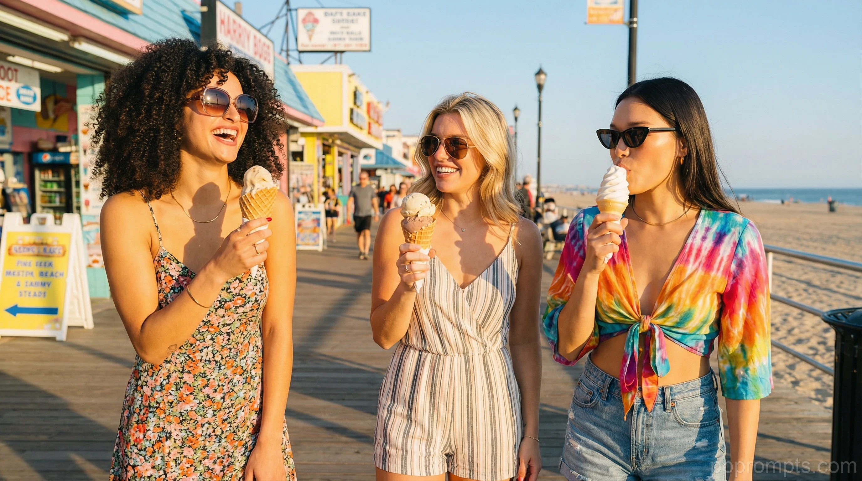 SUMMER VIBES AI photo booth theme