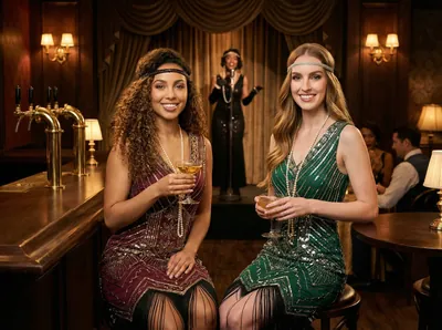 Gatsby Glamour cinematic scene example