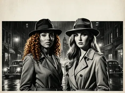 Vintage Film AI photo booth result