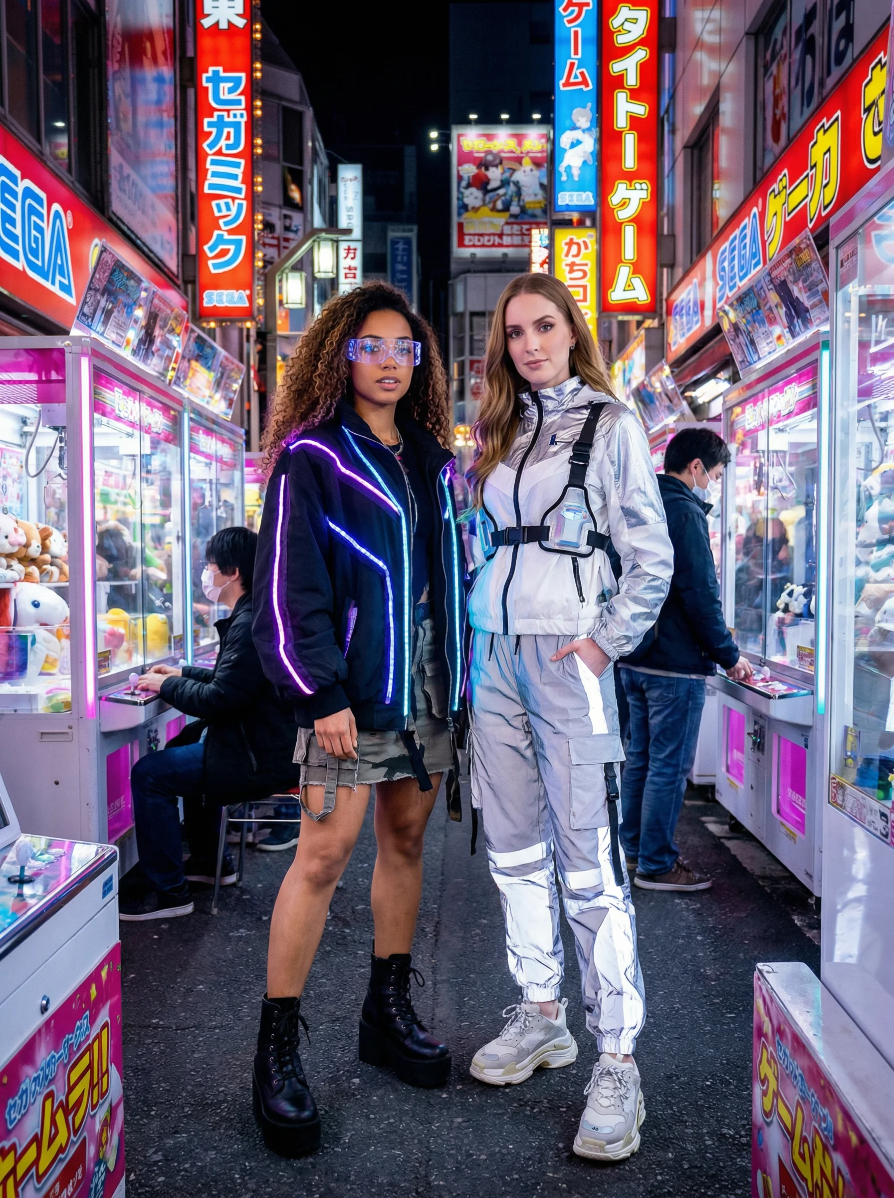 SCENE 5 — AKIHABARA NEON RAIN