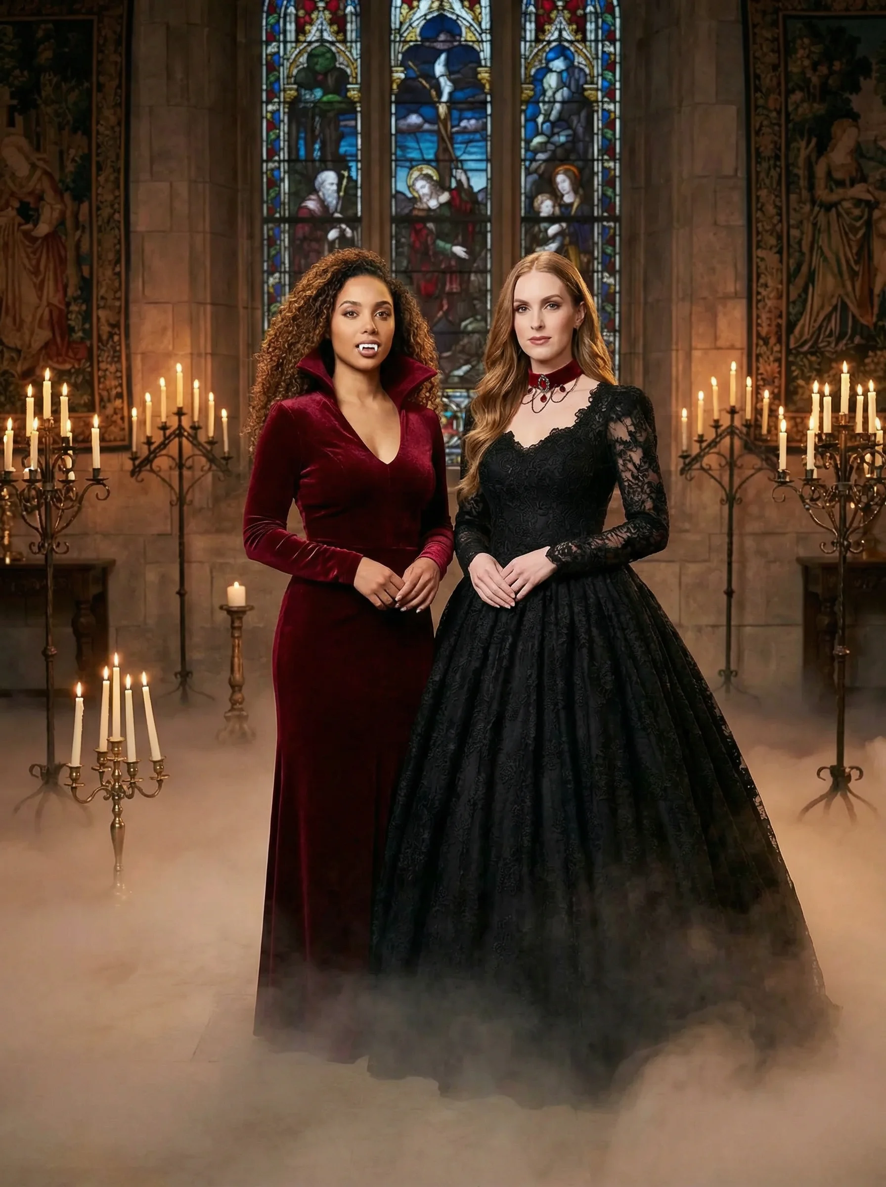 SCENE 2 — THE MOONLIT CRYPT GARDEN