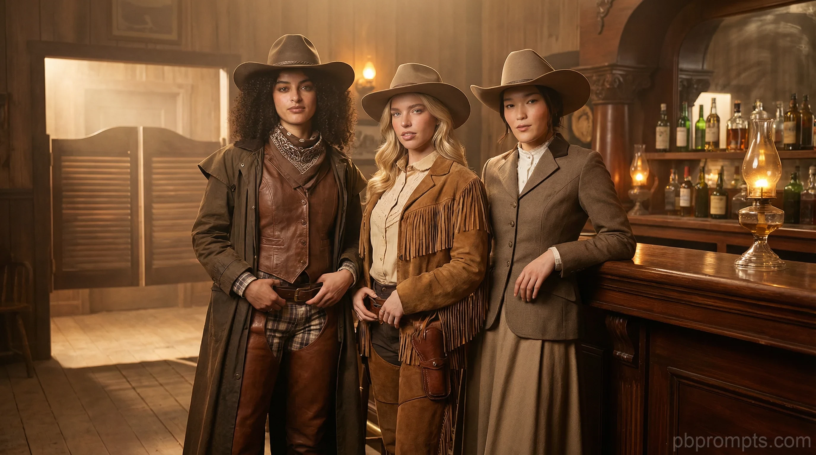 Western Wild West AI photo booth theme