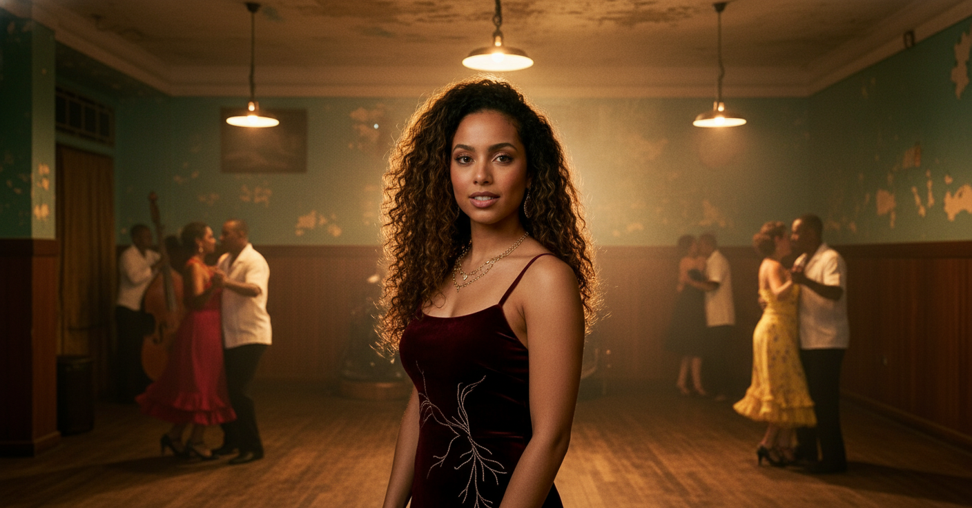 SCENE 3 — SALSA CLUB, AMBER NIGHT